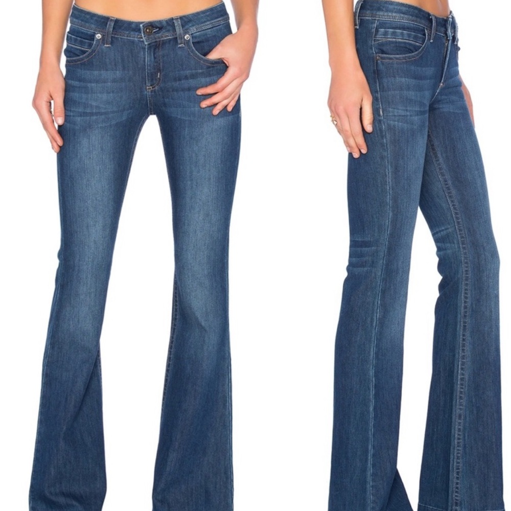 DL1961 Joy Flare Jeans - Raw Hem Nirvana Wash | 25